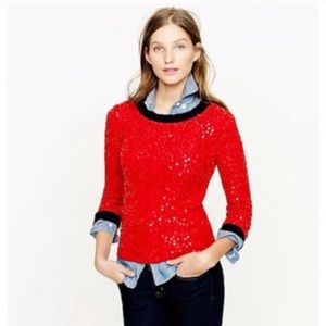 J.Crew Sequin Sweater